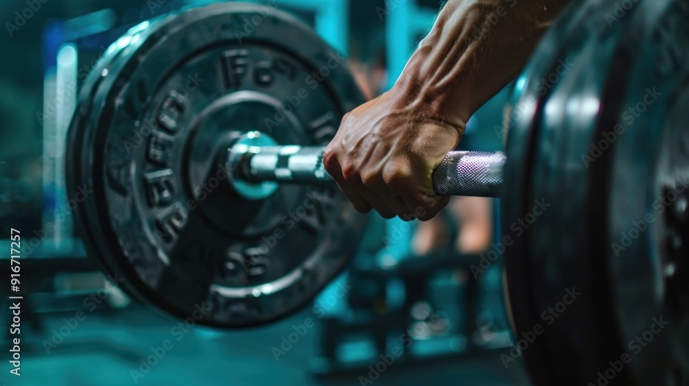 man and weightlifting with barbell for arm workout, bodybuilding or exercise at gym. Fit, active and strong muscular bodybuilder male lifting weight for intense strength or training man and weightlifting with barbell for arm workout, bodybuilding or exercise at gym. Fit, active and strong muscular bodybuilder male lifting weight for intense strength or training