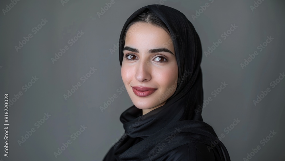 Portrait of a Woman in a Hijab Portrait of a Woman in a Hijab