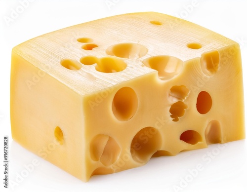 cheese, isolated on white background, clipping path, full depth of field