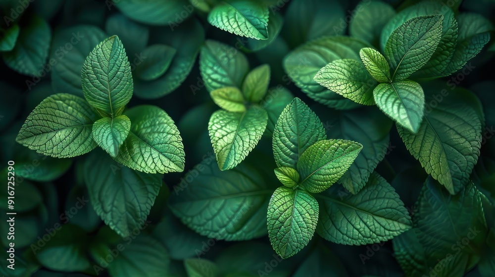 Plant leaves background Plant leaves background