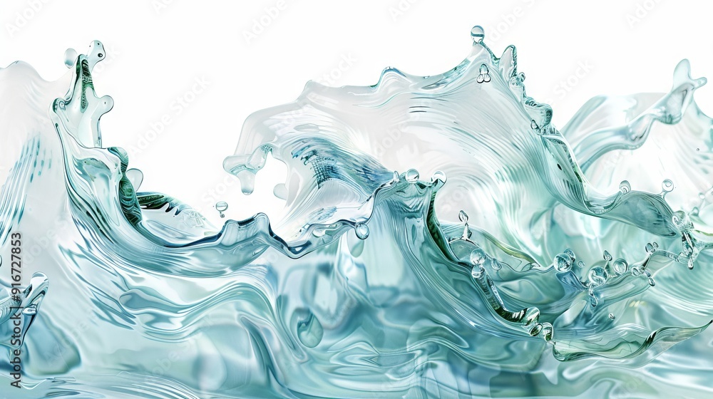 Abstract glass wave on a background look like as liquid. Modern abstract background. Abstract glass wave on a background look like as liquid. Modern abstract background.