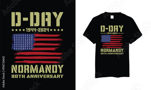 D Day Normandy t shirt design
