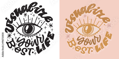 Cute trendy  hand drawn doodle lettering quote. Lettering for t-shirt design, mug print, bag print, clothes fashion. 100% hand drawn vector image.