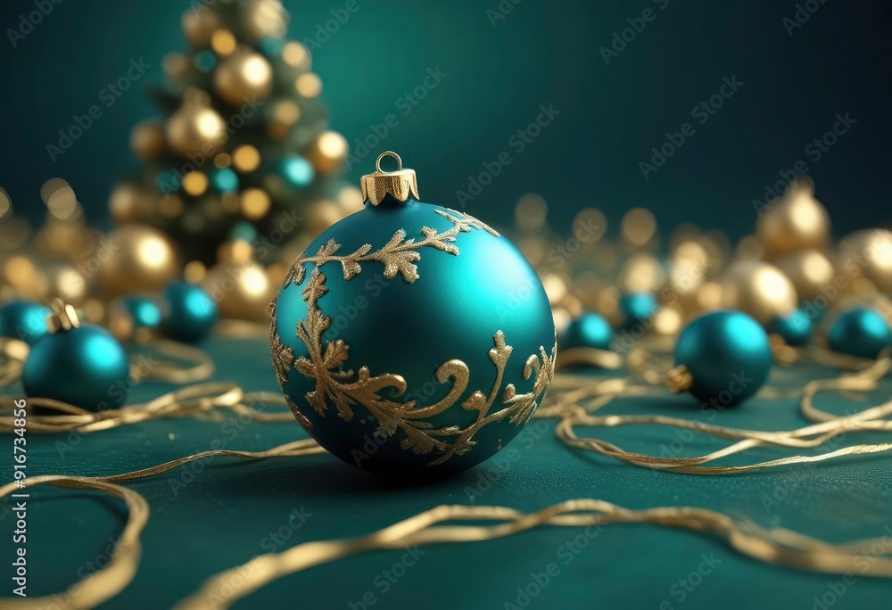 dark green blue golden christmas blur background, ai dark green blue golden christmas blur background, ai
