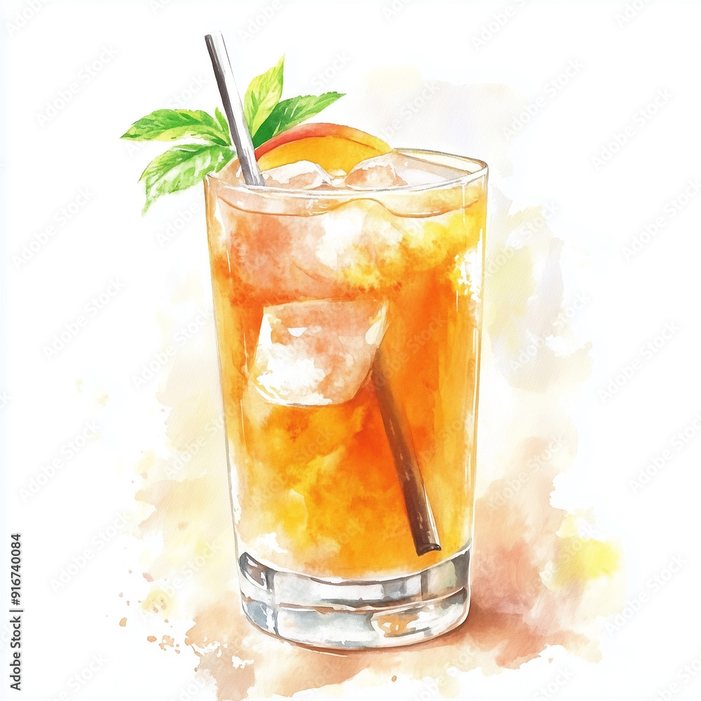 Peach Iced Cocktail
Peach Iced Cocktail