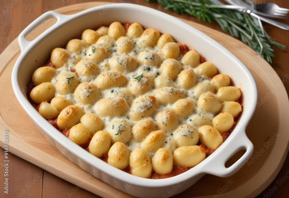 Gnocchi al Forno with gorgonzola, ai Gnocchi al Forno with gorgonzola, ai