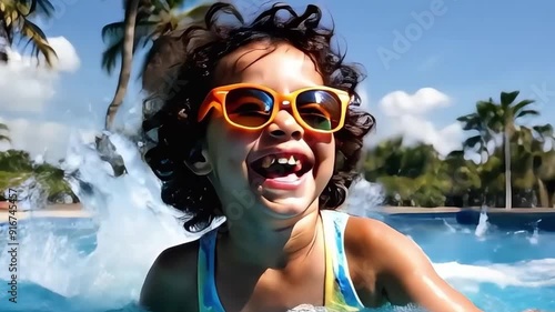 Curly Boys smiling 