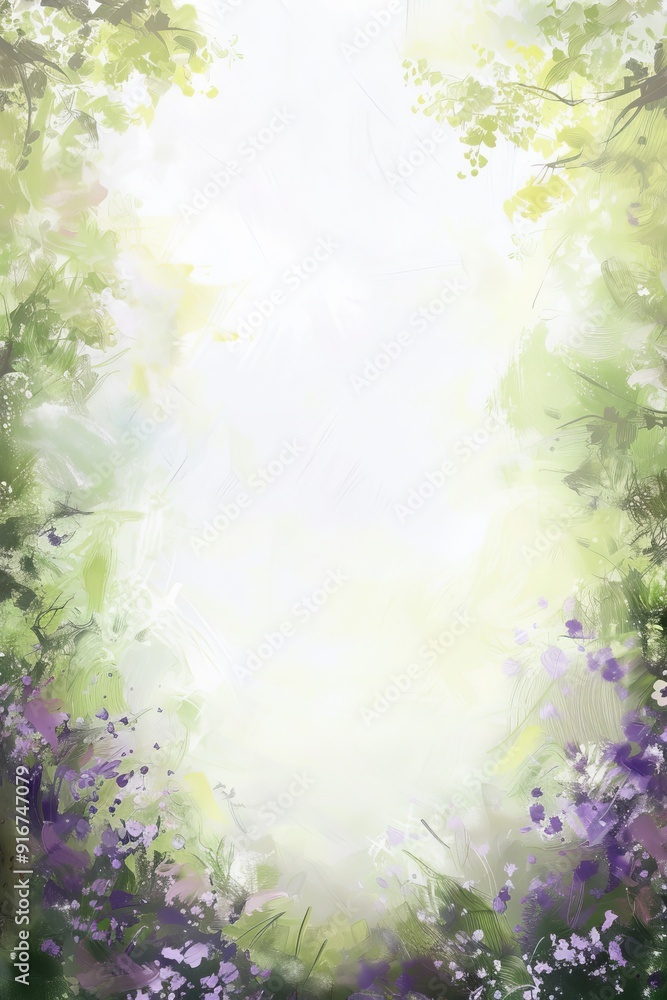 Garden concept invitation template Garden concept invitation template