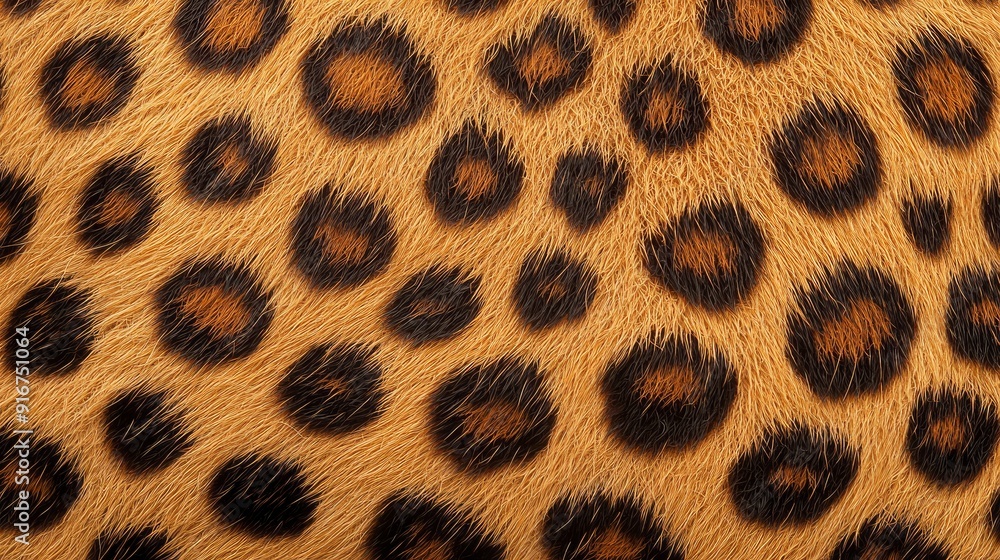 Detail Of Leopard Skin, Intricate Pattern Detail Of Leopard Skin, Intricate Pattern