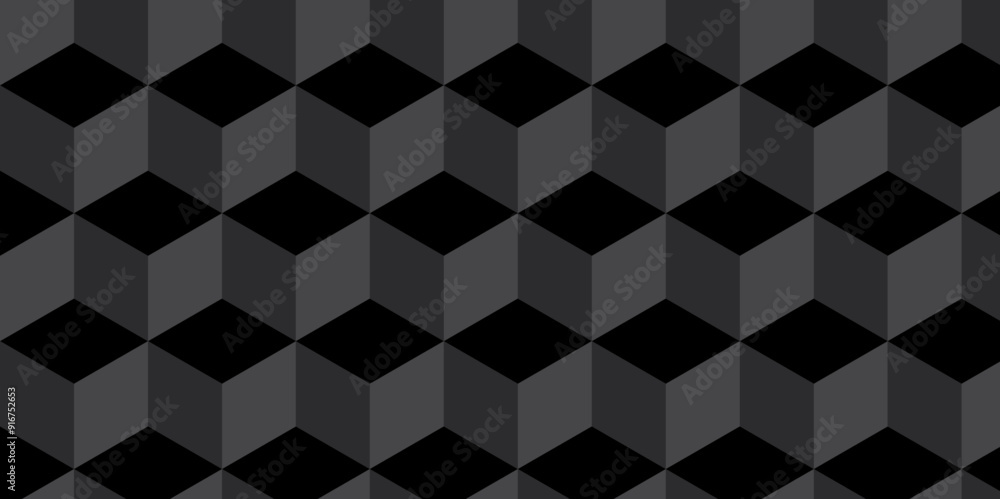 Abstract dark black cubic square shape backdrop texture. cube geometric wall and floor vector diamond hexagon triangle wallpaper background. Abstract dark black cubic square shape backdrop texture. cube geometric wall and floor vector diamond hexagon triangle wallpaper background.