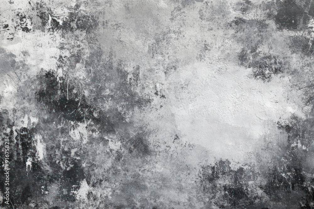 Fototapeta premium Abstract Texture: Black and White Artistic Wall