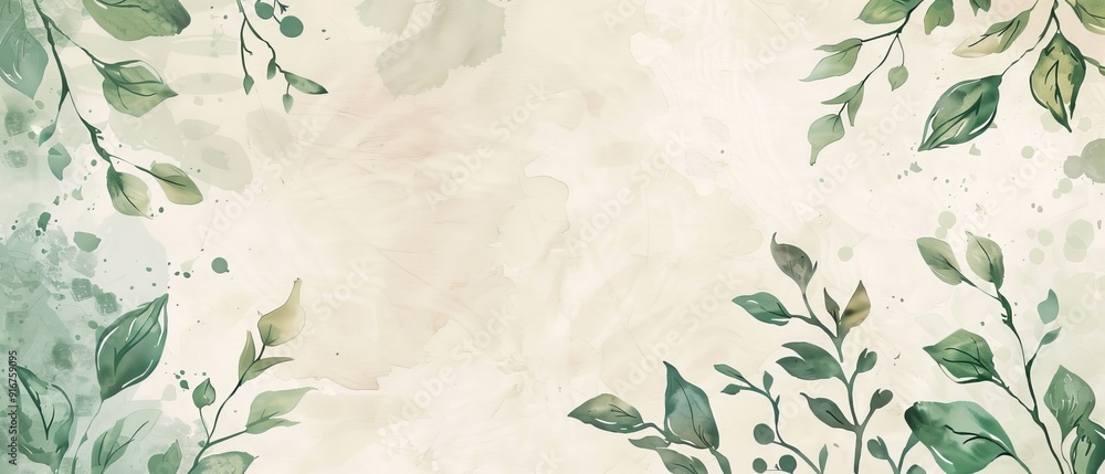 Garden concept invitation template Garden concept invitation template
