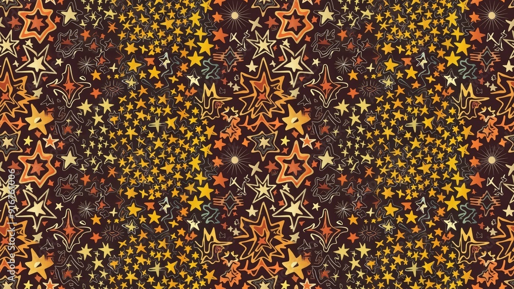 A mesmerizing abstract star pattern featuring unique variations ideal for creative design projects This highresolution pattern works well as a background for graphic designs and tex A mesmerizing abstract star pattern featuring unique variations ideal for creative design projects This highresolution pattern works well as a background for graphic designs and tex