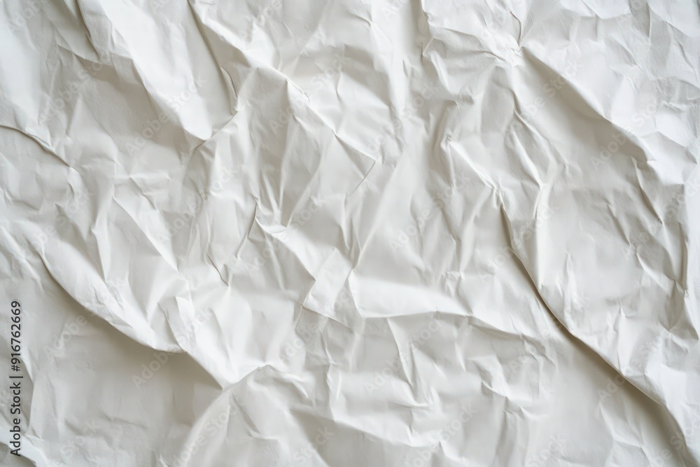 Crumpled White Paper Texture Crumpled White Paper Texture