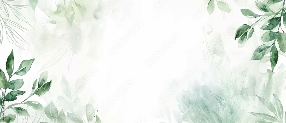 Garden concept invitation template Garden concept invitation template