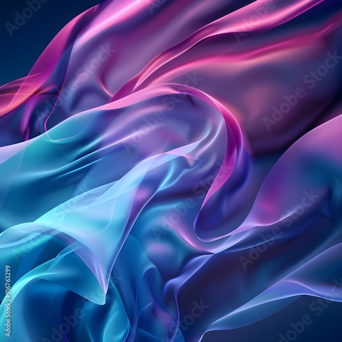 Abstract Purple to Blue fading Background