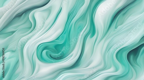 mint ink liquid background