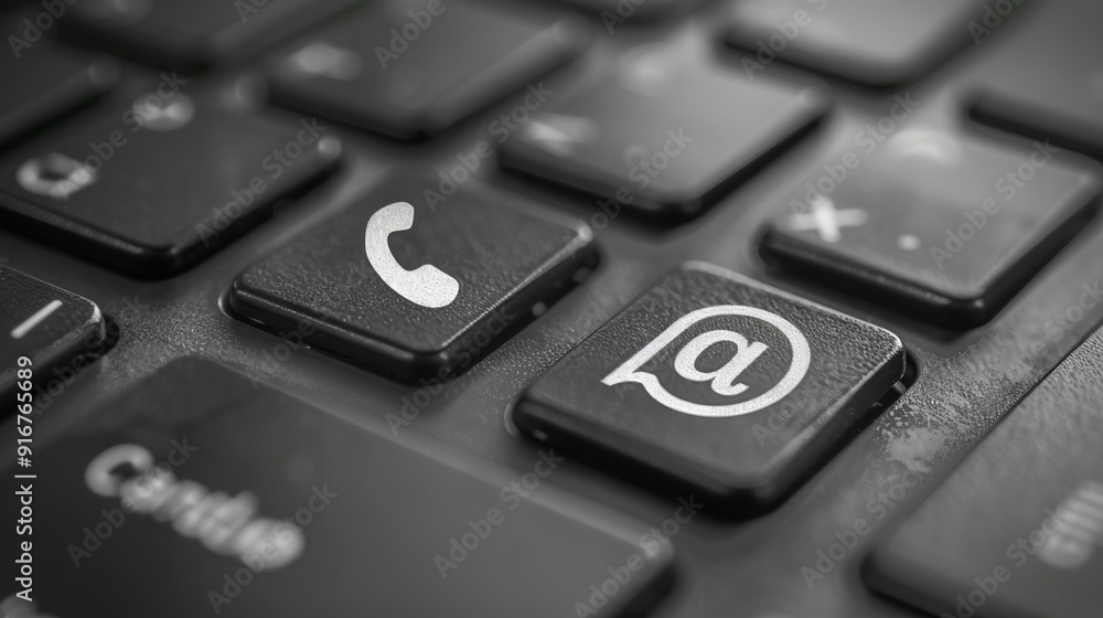 an image representing contact us for a website in greyscale an image representing contact us for a website in greyscale
