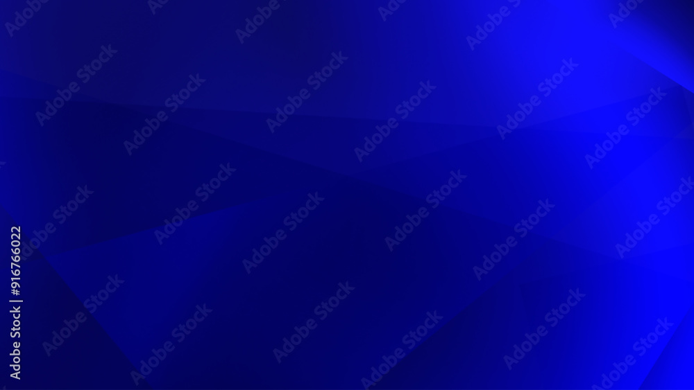 Blue geometric background. Blue background. Blue horizontal modern abstract.