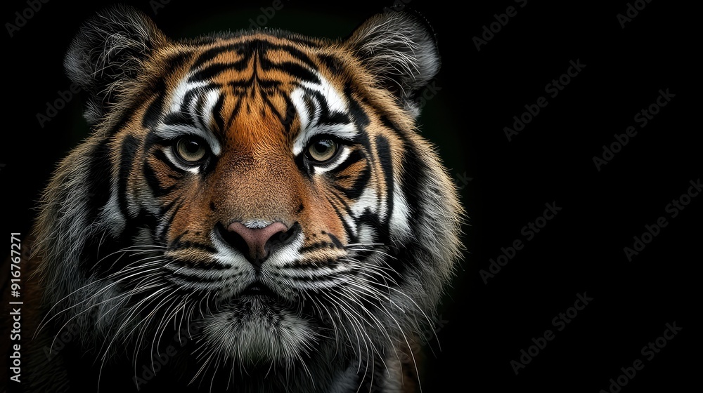 Bengal Tiger Pattern, Bold And Fierce Bengal Tiger Pattern, Bold And Fierce