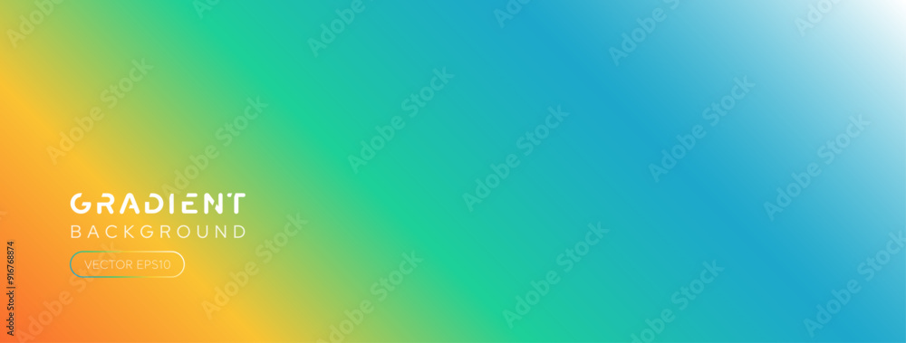 Vibrant rainbow summer banner gradient background vector design Vibrant rainbow summer banner gradient background vector design