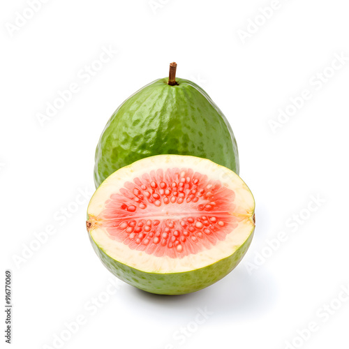 Guava isolated on white background photo