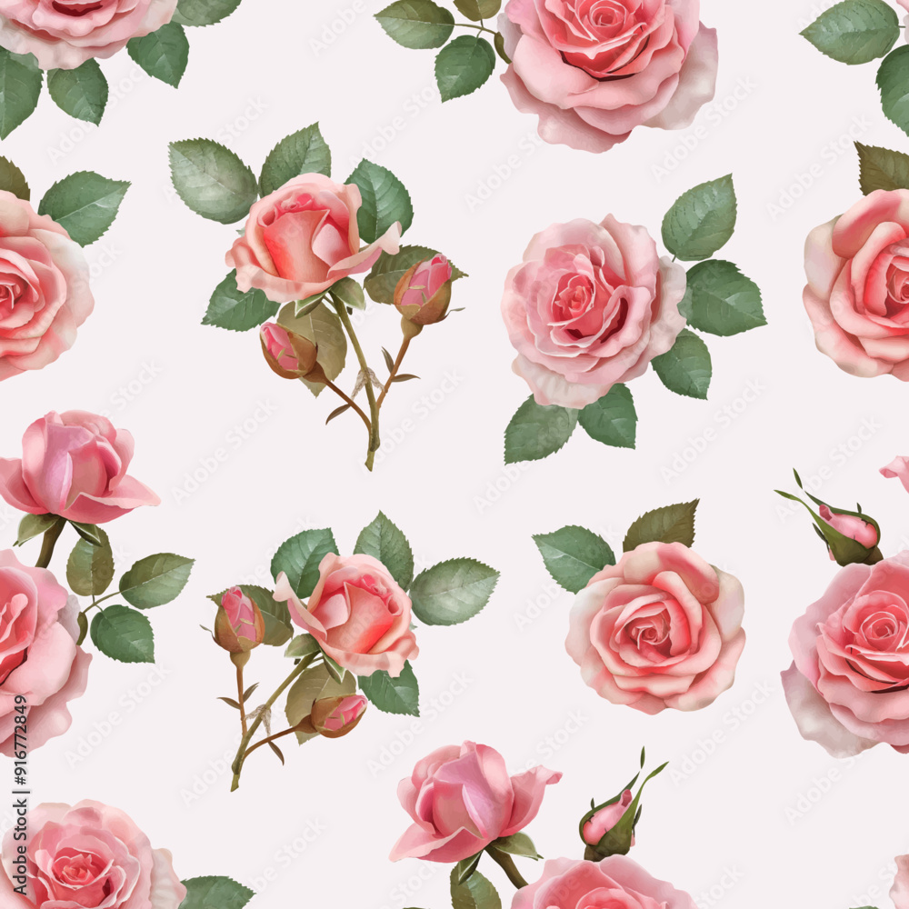 Lovely and Beautiful Spring Flowers Pattern for Fabric, Wallpaper, and More Lovely and Beautiful Spring Flowers Pattern for Fabric, Wallpaper, and More