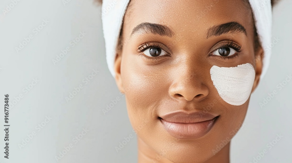 Detailed and focused image of different skin tones during facial care, emphasizing texture, products, and glowing skin 8K , high-resolution, ultra HD,up32K HD Detailed and focused image of different skin tones during facial care, emphasizing texture, products, and glowing skin 8K , high-resolution, ultra HD,up32K HD