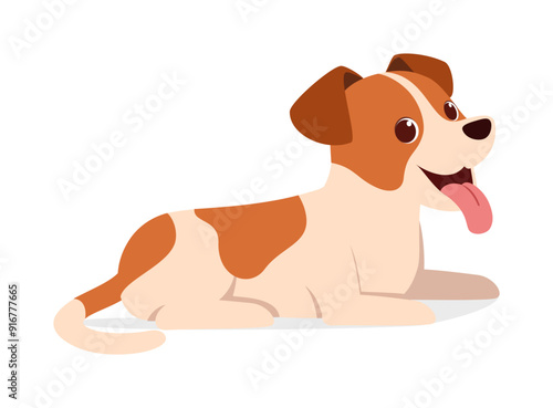 happy cute jack russell dog with good quality and design