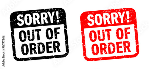 Sorry Out of order 