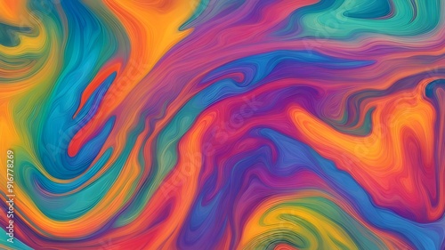 rainbow ink liquid background 