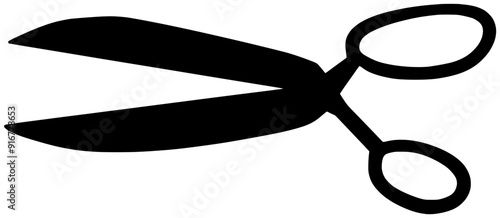 scissors illustration hair silhouette barbershop logo shop icon hairdresser outline barber salon haircut beard razor cut shave grooming client shape service hairstylist clipper for vector graphic