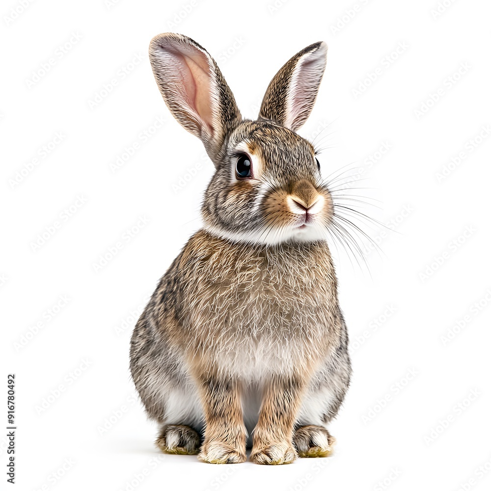 Obraz premium rabbit isolated on white background