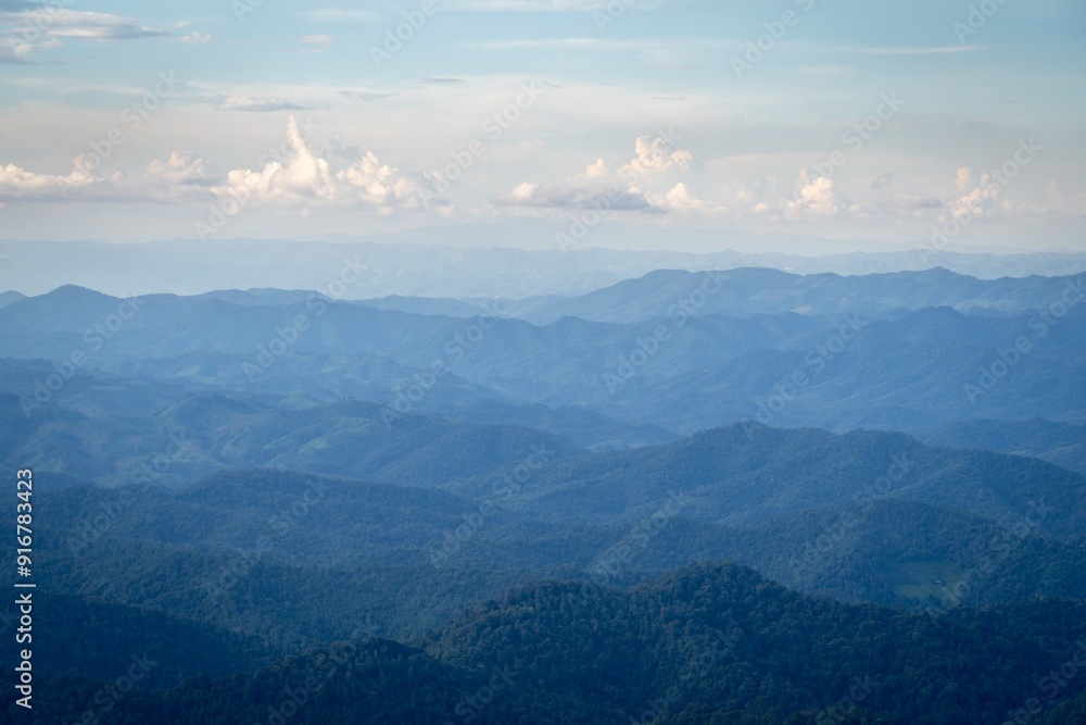 Beautiful mountain range in the forest in the northern of Thailand (Tak province) Beautiful mountain range in the forest in the northern of Thailand (Tak province)