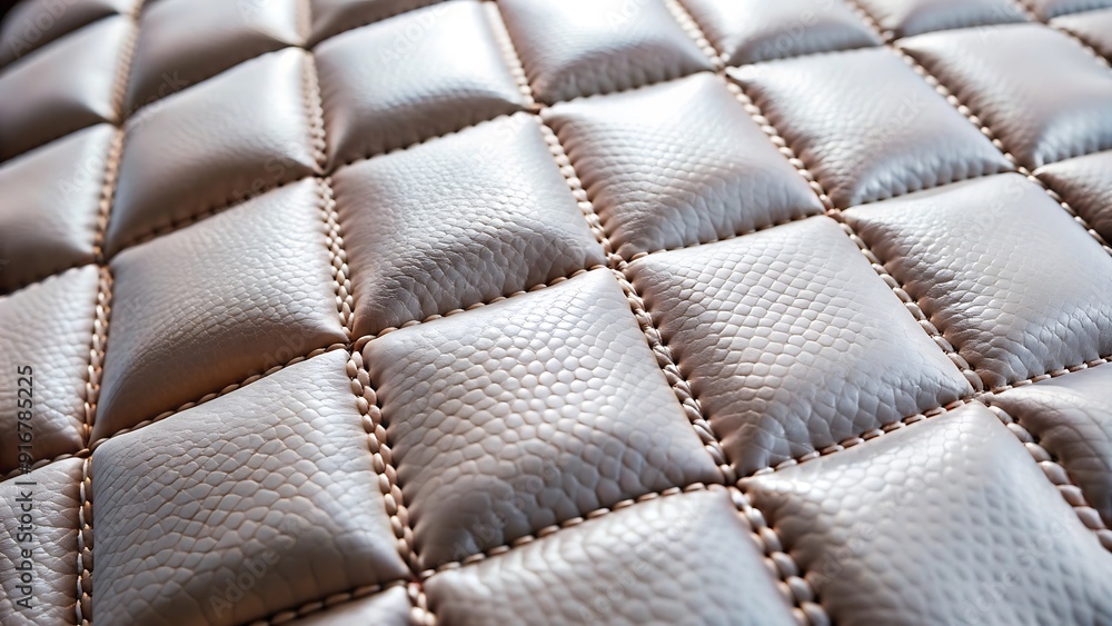 Fototapeta premium Premium White Leather Texture Close-Up for 4k best wallpaper ...