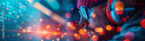 Wallpaper Mural Proficient worker using specialized gear, managing tools in a hightech studio, lifelike details, immersive environment, bright light effects 8K , high-resolution, ultra HD,up32K HD Torontodigital.ca