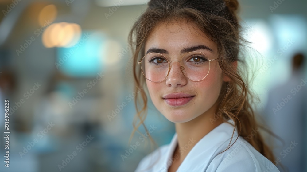 Photo portrait of a woman dentist