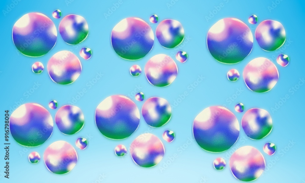 A cluster of bubbles floating against a serene blue background, creating a tranquil and refreshing visual effect. A cluster of bubbles floating against a serene blue background, creating a tranquil and refreshing visual effect.