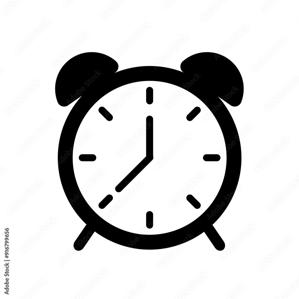 Alarm icon. Alarm black icon. Alarm icon. Alarm black icon.
