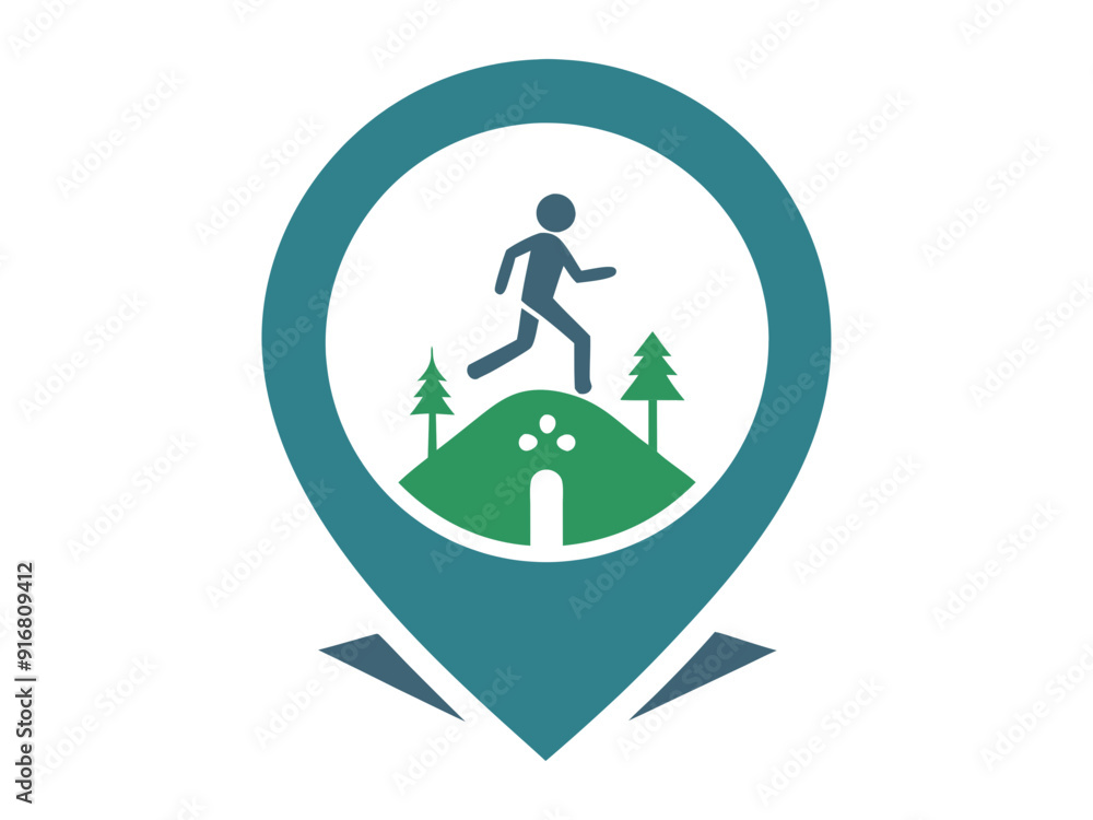 geocaching icon vector geocaching icon vector