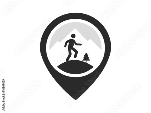 geocaching icon vector design
