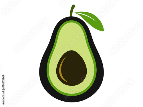 pear on white background