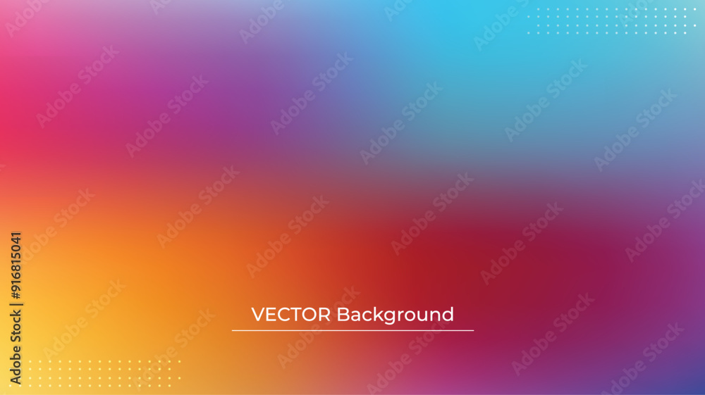 Smooth and blurry colorful gradient mesh background. Modern bright rainbow colors. Easy editable soft colored vector banner template. Premium quality Smooth and blurry colorful gradient mesh background. Modern bright rainbow colors. Easy editable soft colored vector banner template. Premium quality