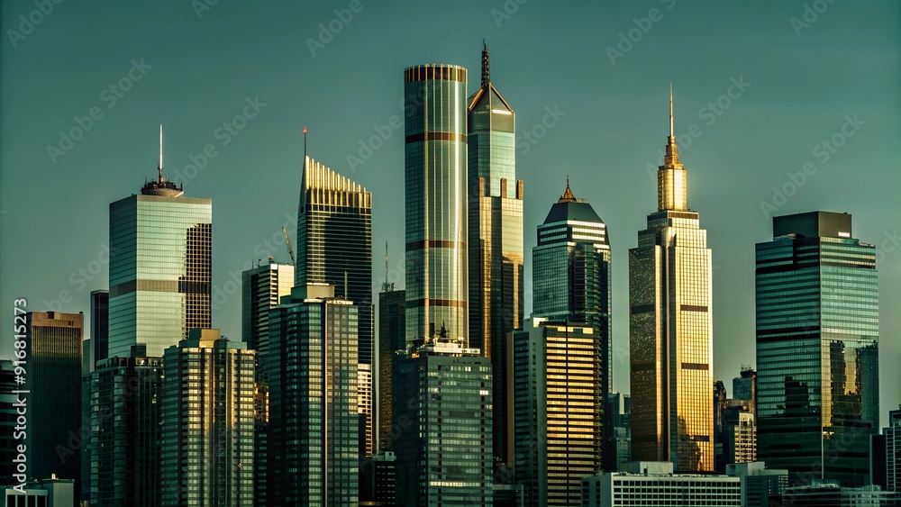 Obraz premium Modern city view