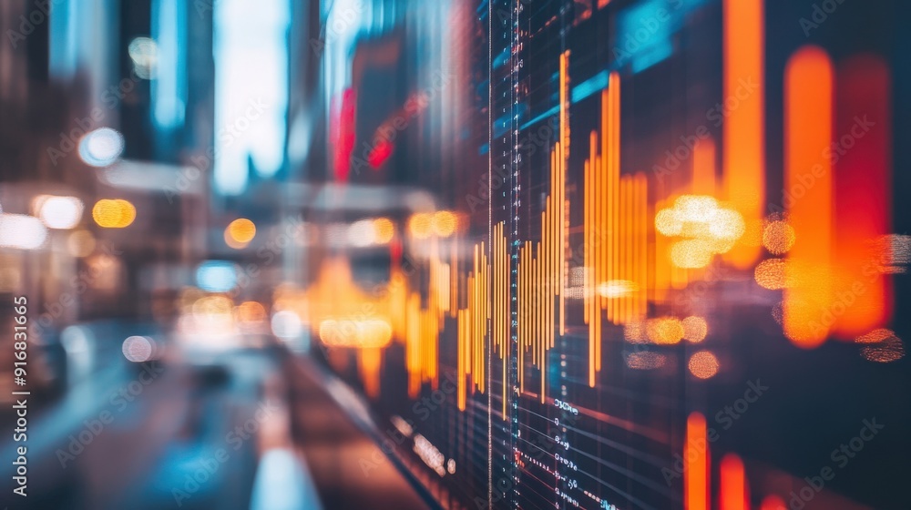 A close-up of a digital financial chart with vibrant colors representing market trends. A close-up of a digital financial chart with vibrant colors representing market trends.