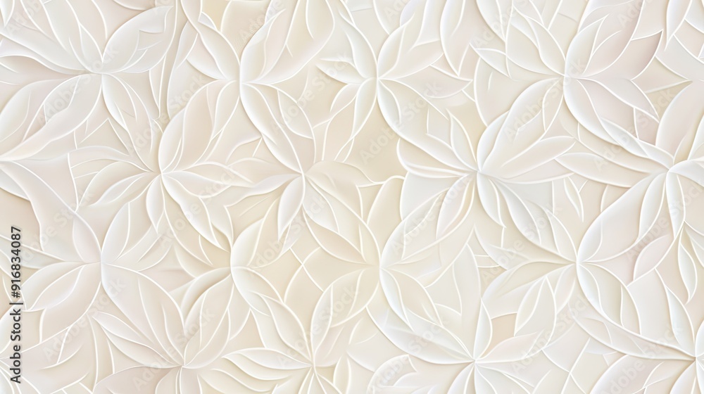 Fototapeta premium Minimalistic light background with white patterns