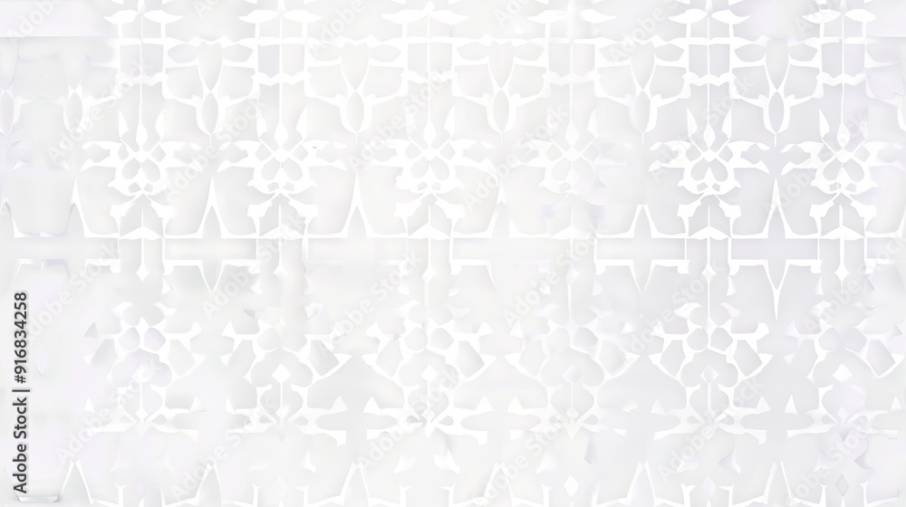 Obraz premium Minimalistic light background with white patterns