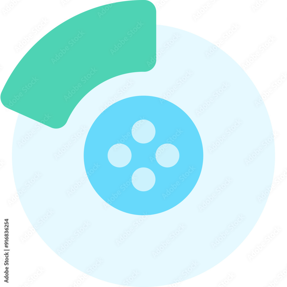 Obraz premium brake flat icon