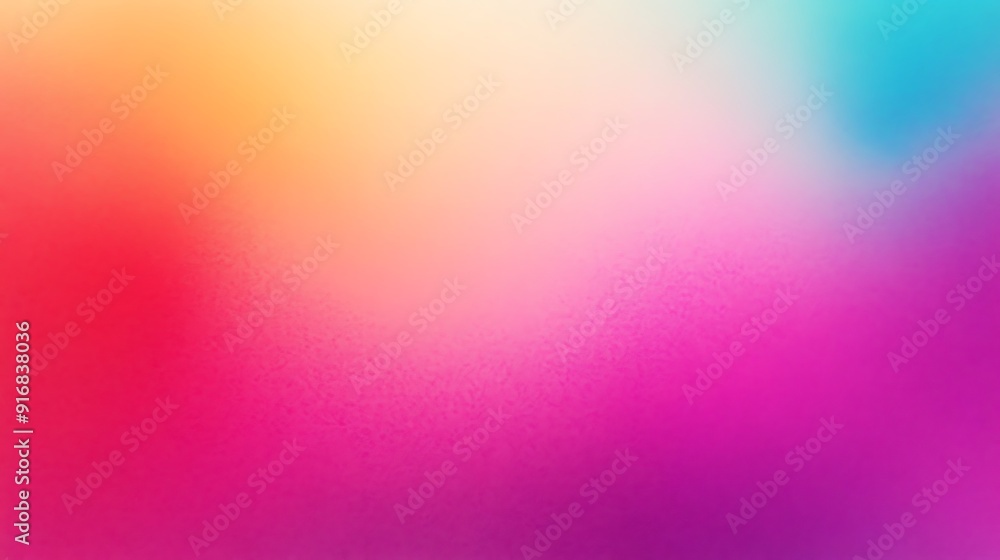 Fototapeta premium Color gradient background, abstract orange grain gradation texture