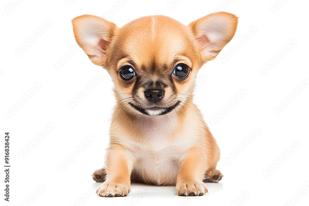 Small Chihuahua puppy isolated on white background Small Chihuahua puppy isolated on white background